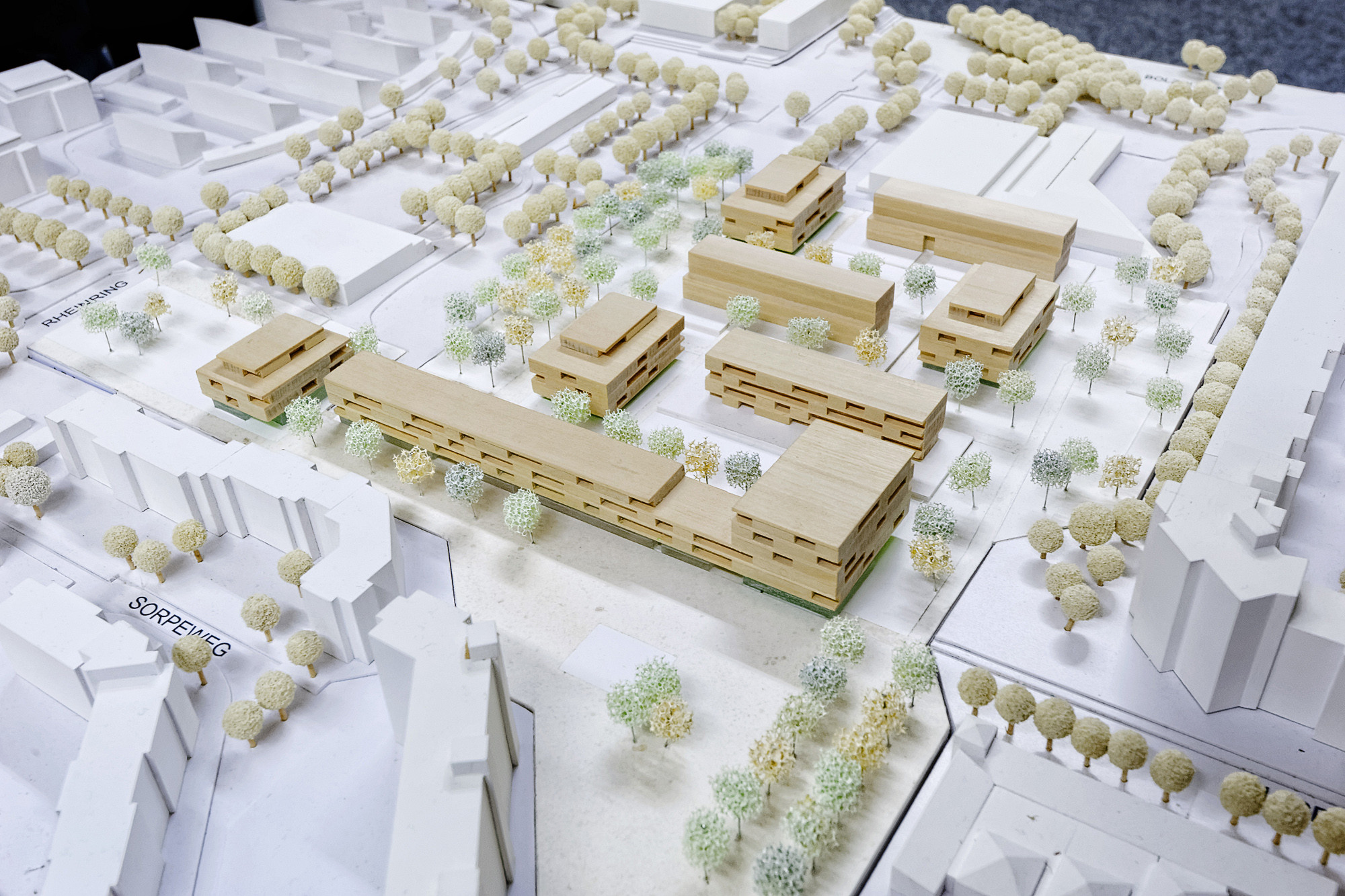 Neubau Alsterplatz Modell